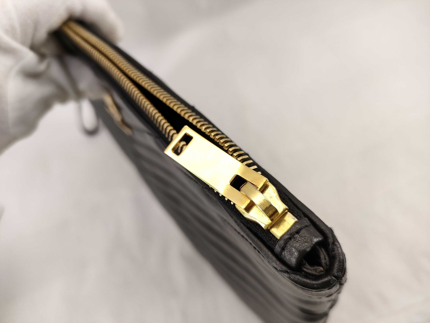 Yves Saint Laurent V-stitch clutch bag clutch bag