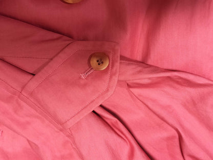 BURBERRY nylon trench coat pink coat