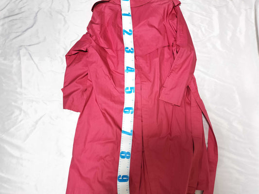 BURBERRY nylon trench coat pink coat