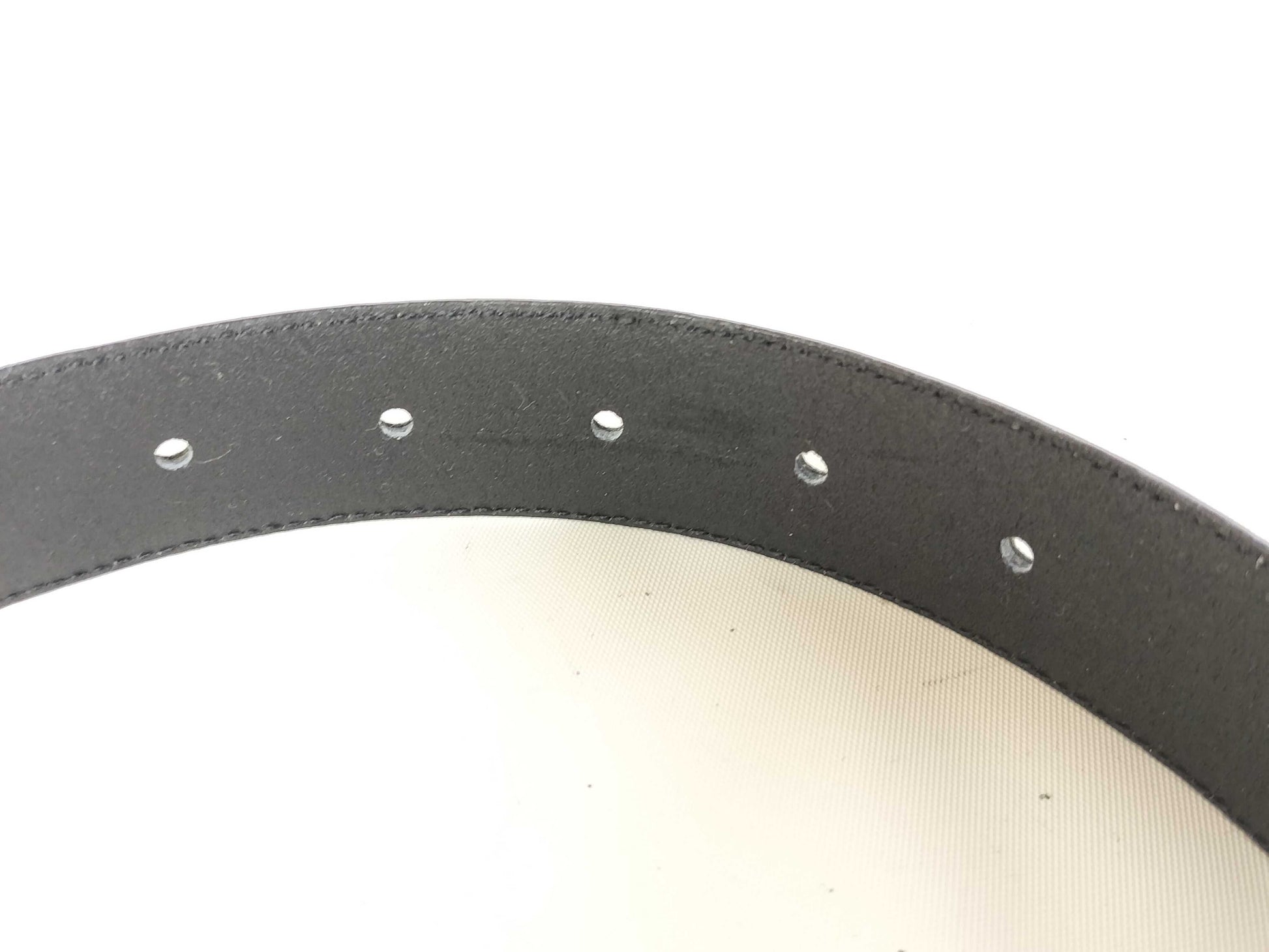 FENDI leather metal belt