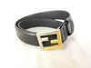 FENDI leather metal belt