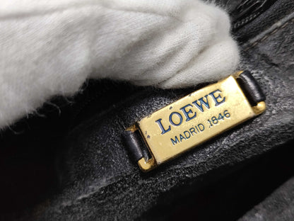 LOEWE Nappa Anagram Drawstring Shoulder Bag