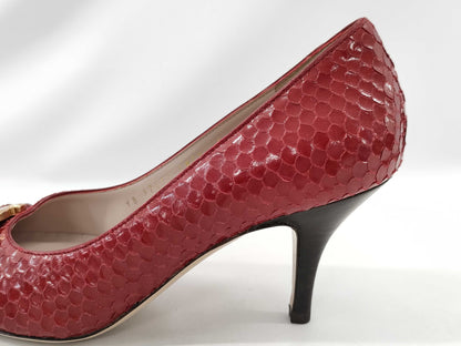 Salvatore Ferragamo Vara Embossed Pumps