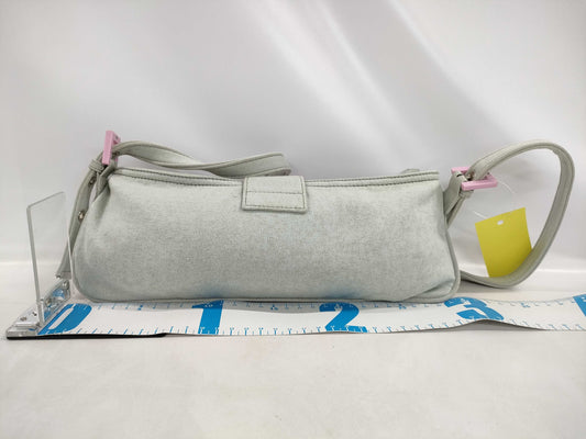 FENDI Mamma Cotton One-Shoulder Shoulder Bag with Tag