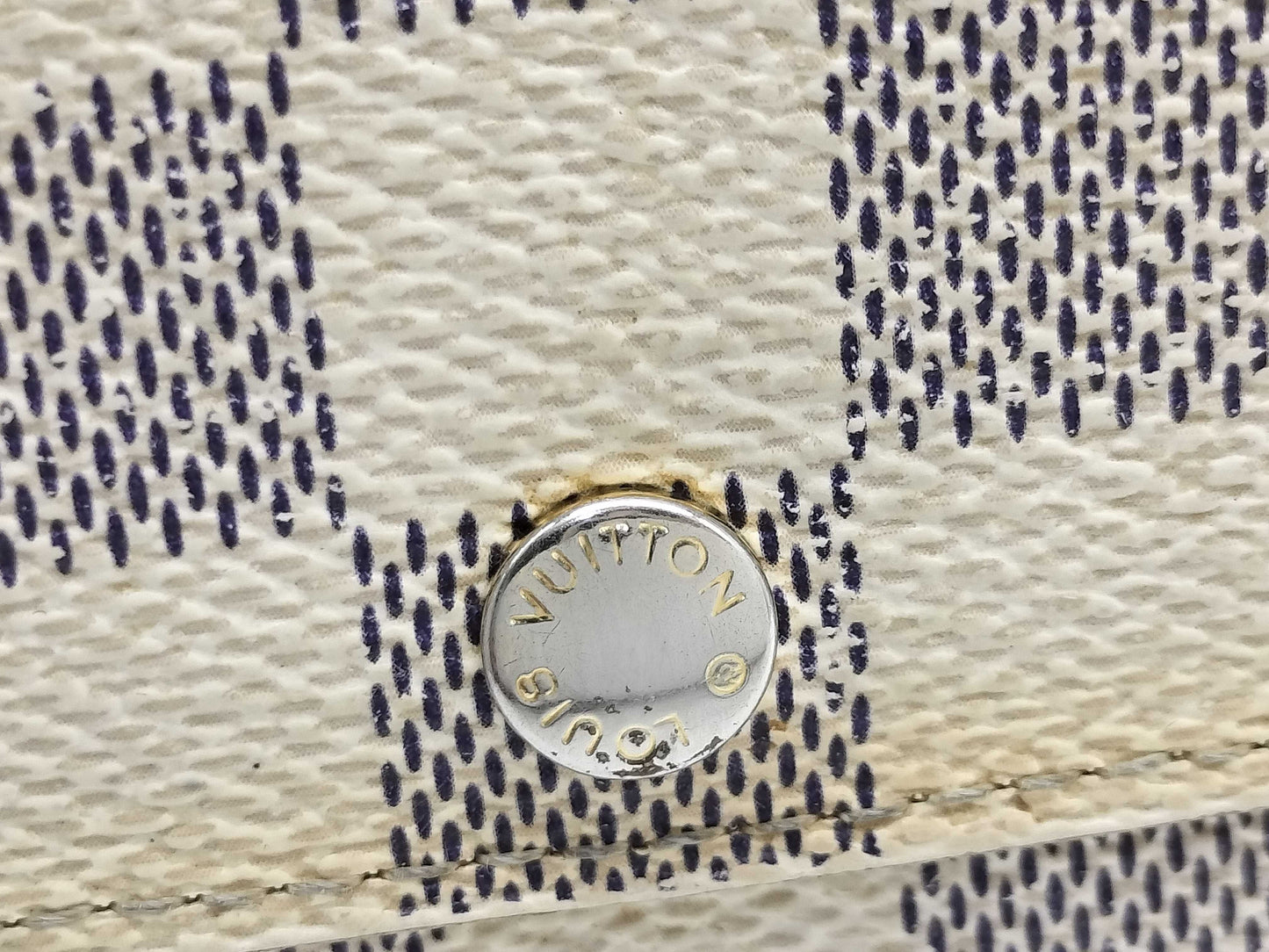 LOUIS VUITTON TH0096 Damier Azur Portefeuille Sarah Long Wallet