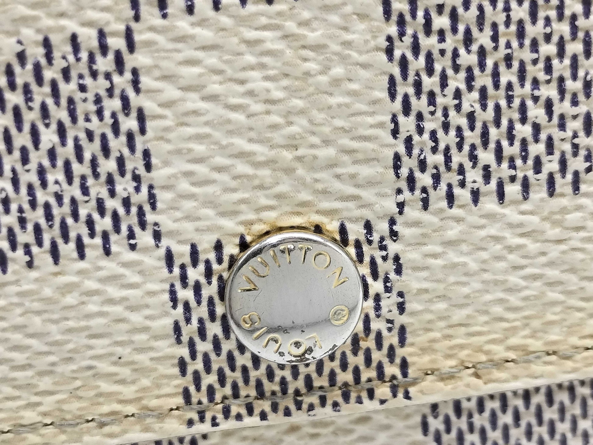 LOUIS VUITTON TH0096 Damier Azur Portefeuille Sarah Long Wallet