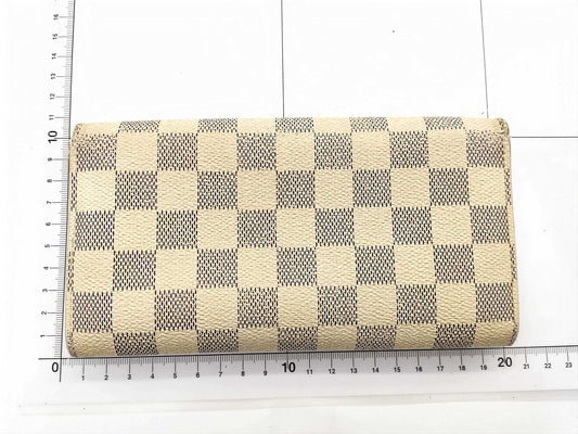 LOUIS VUITTON TH0096 Damier Azur Portefeuille Sarah Long Wallet