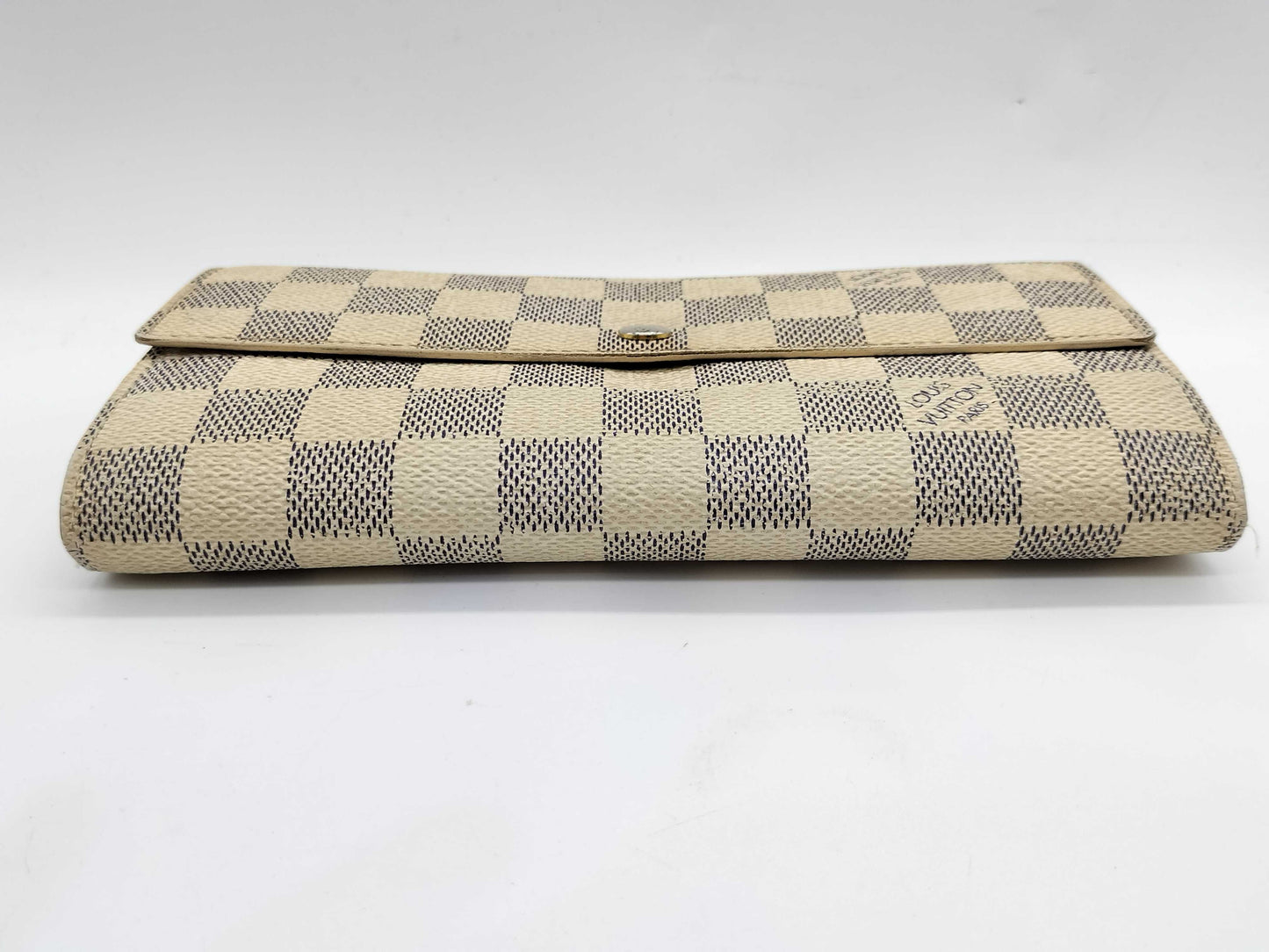 LOUIS VUITTON TH0096 Damier Azur Portefeuille Sarah Long Wallet