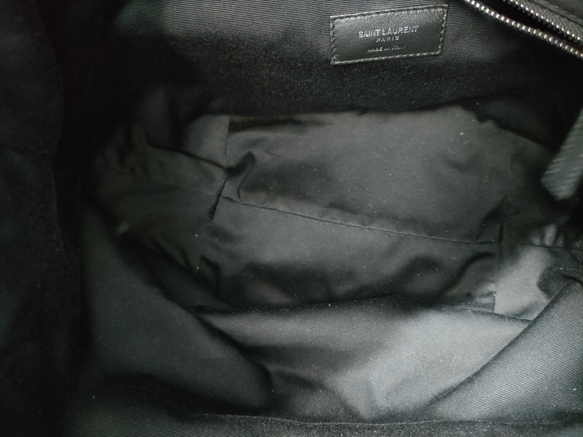 Yves Saint Laurent Teddy Drawstring Chain Shoulder Bag