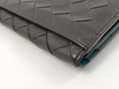 BOTTEGA VENETA Intrecciato Bifold Long Wallet with Billfold