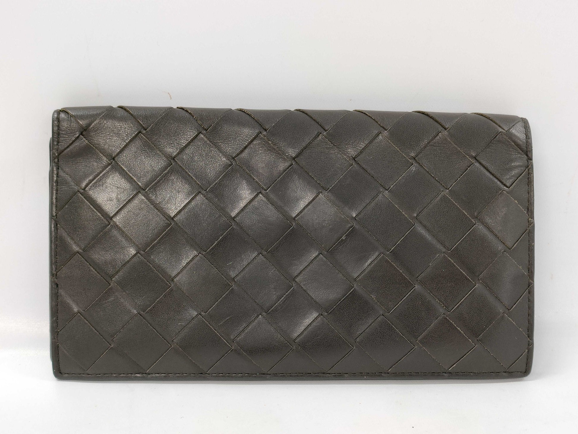BOTTEGA VENETA Intrecciato Bifold Long Wallet with Billfold