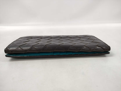 BOTTEGA VENETA Intrecciato Bifold Long Wallet with Billfold
