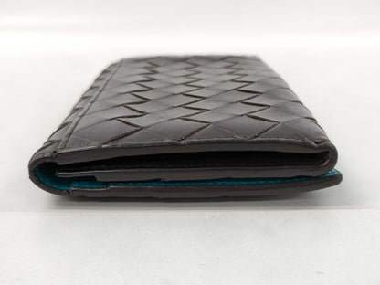 BOTTEGA VENETA Intrecciato Bifold Long Wallet with Billfold