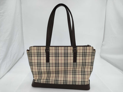 BURBERRY Nova Check Tote Bag