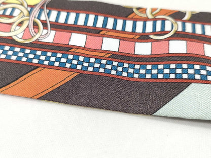 HERMES Twilly Bridle and Charm Scarf