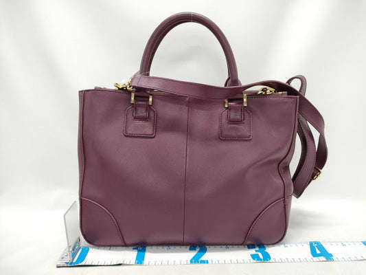 Tory Burch Leather 2-Way Tote Bag