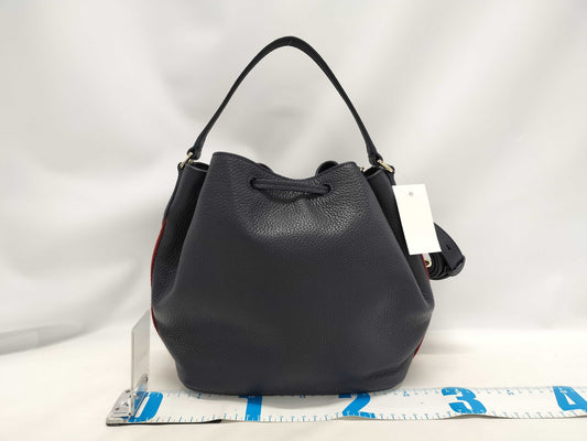 BALLY Leather Drawstring Shoulder Bag