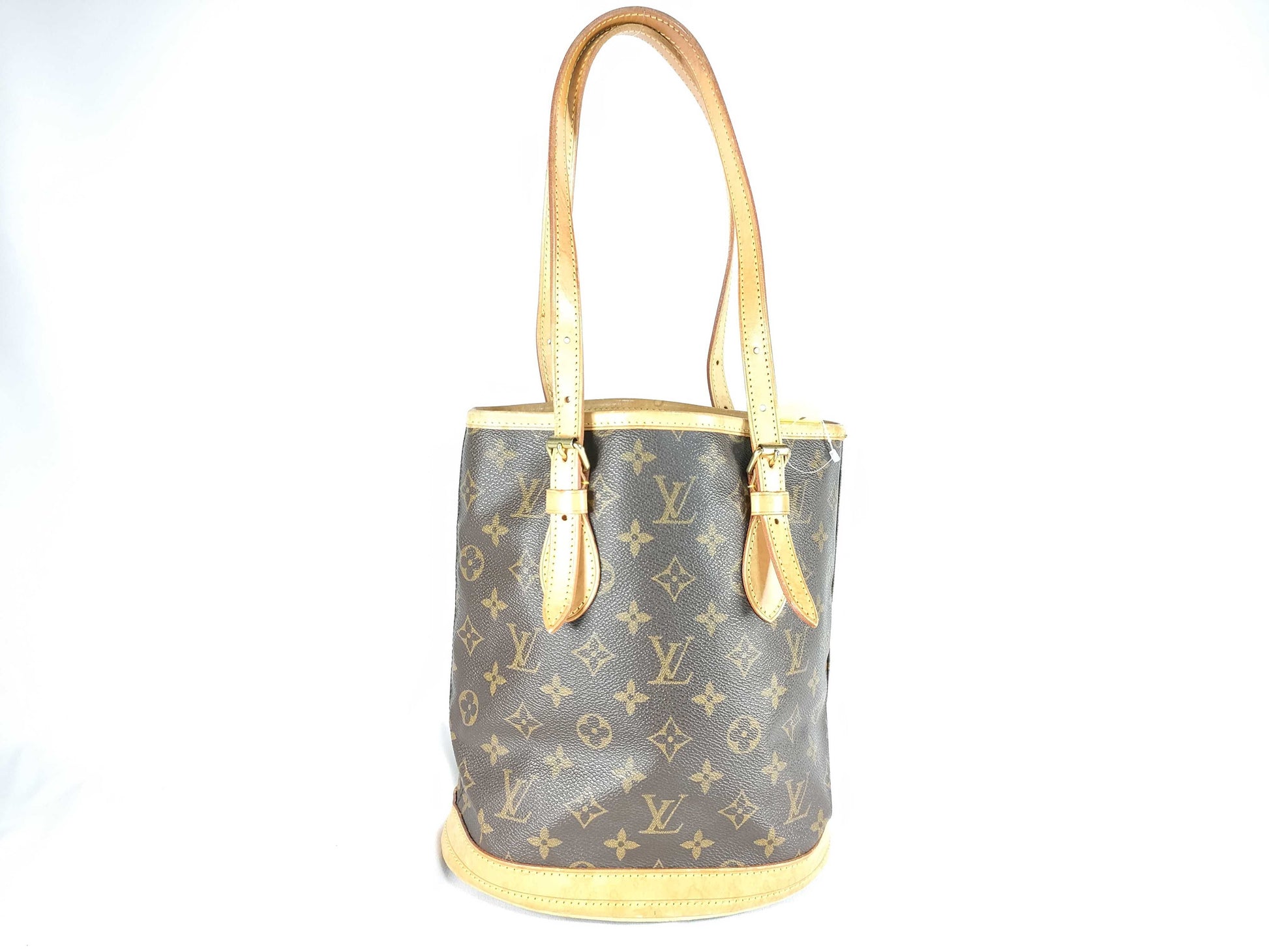 LOUIS VUITTON FL0061 Monogram M42238 Petit Bucket Tote Bag 