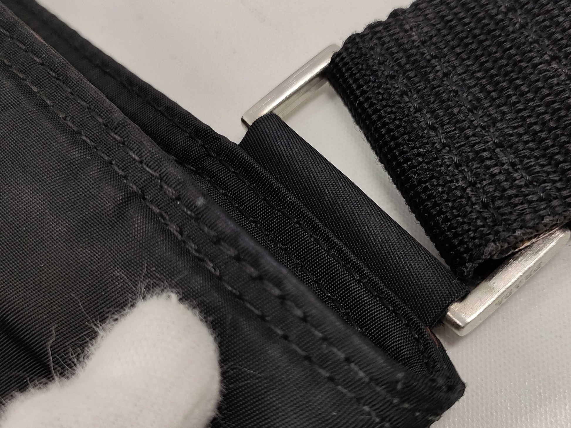 PRADA nylon shoulder bag