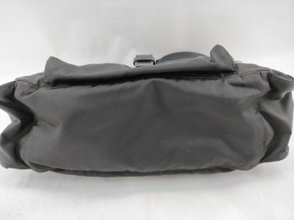 PRADA Nylon Shoulder Bag in Black with Pen Marks