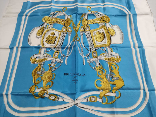 HERMES Carré BRIDE de GALA / Ceremonial Bridle Scarf