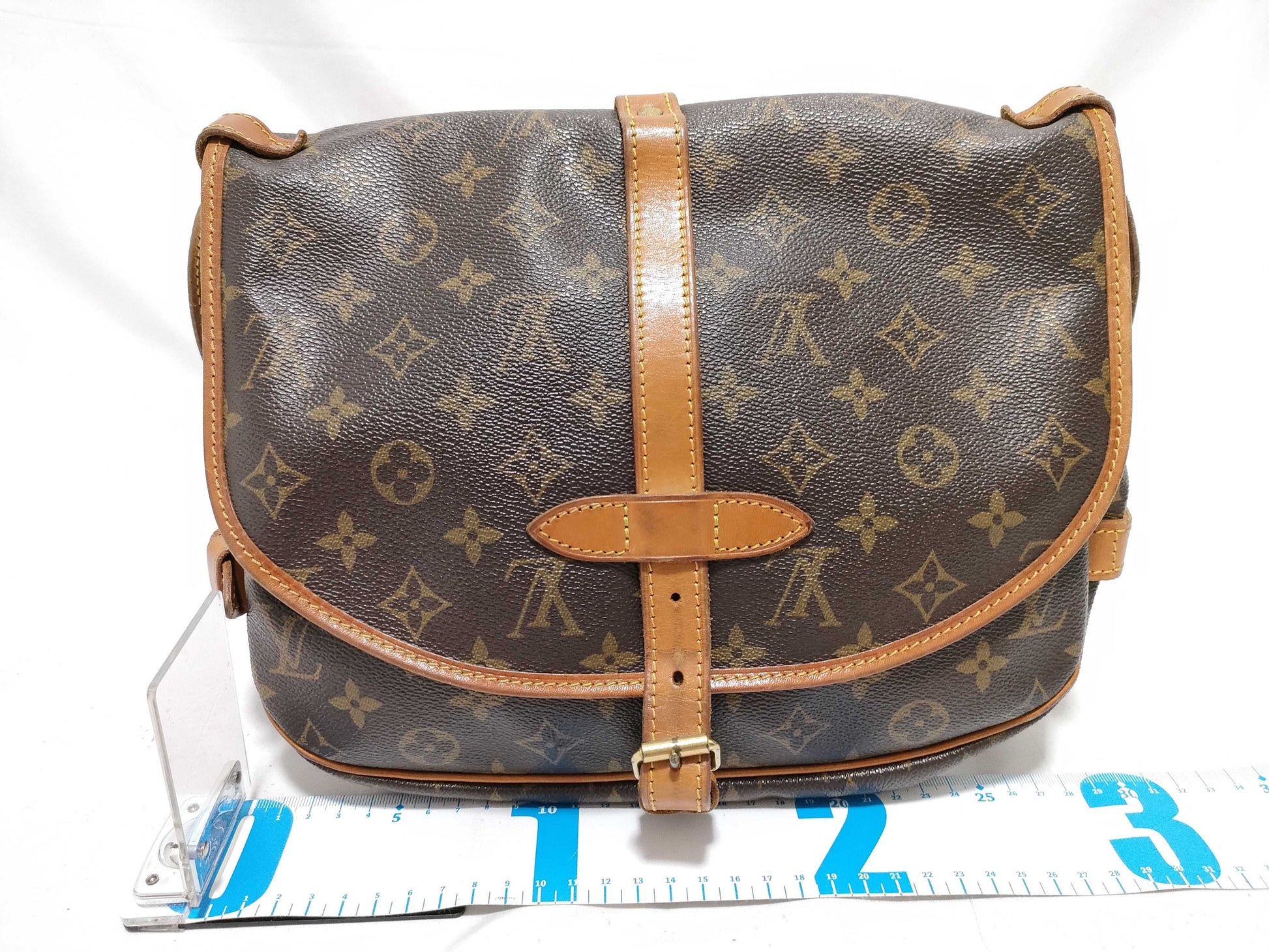 LOUIS VUITTON Monogram Saumur 30 Shoulder Bag