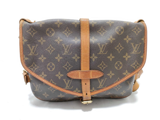 LOUIS VUITTON Monogram Saumur 30 Shoulder Bag