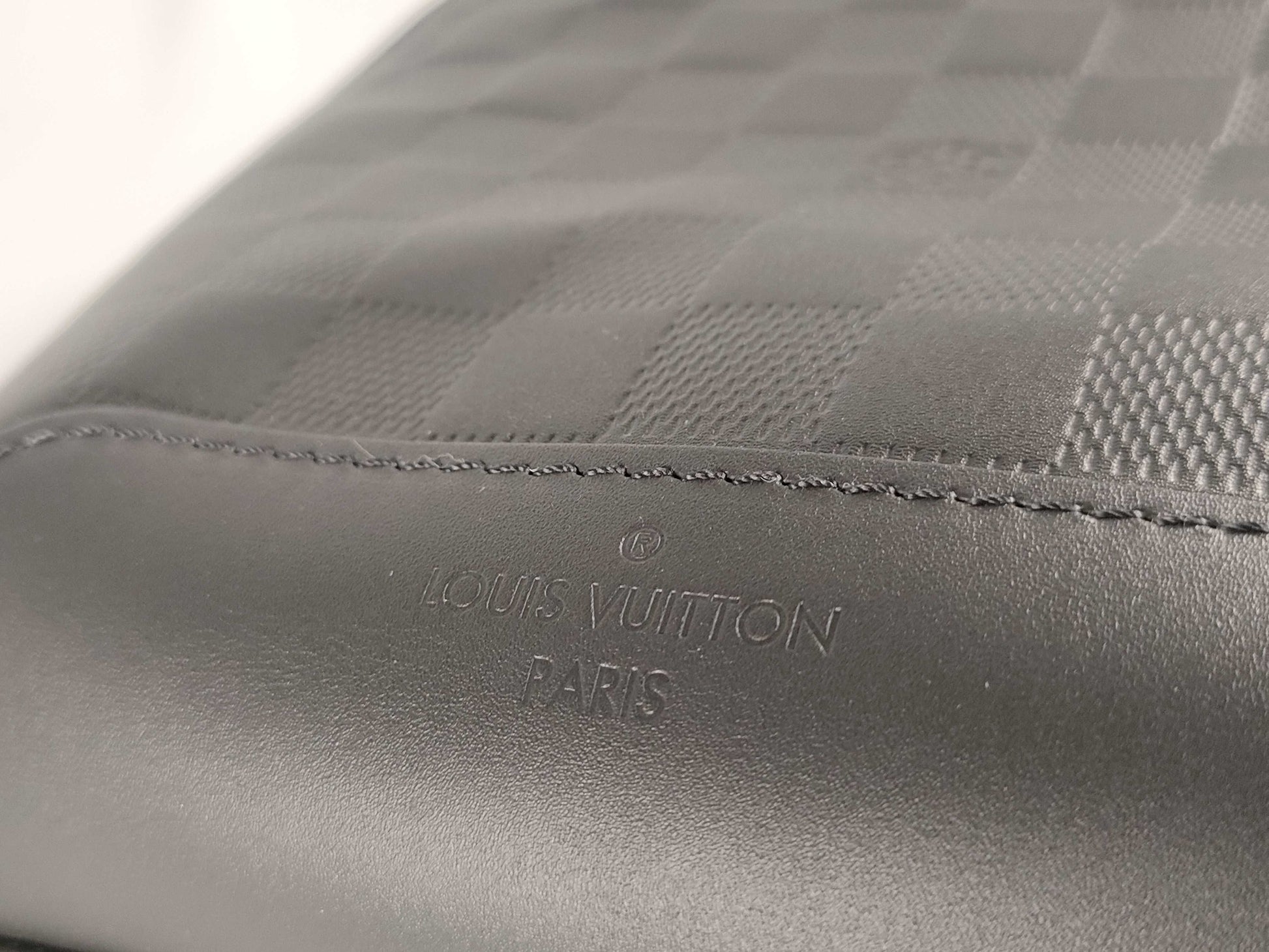 LOUIS VUITTON RFID Verified, Serial Unconfirmed, Damier Graphite N41720 Infini Avenue Sling Bag/Body Bag