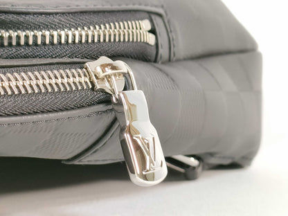 LOUIS VUITTON RFID Verified, Serial Unconfirmed, Damier Graphite N41720 Infini Avenue Sling Bag/Body Bag