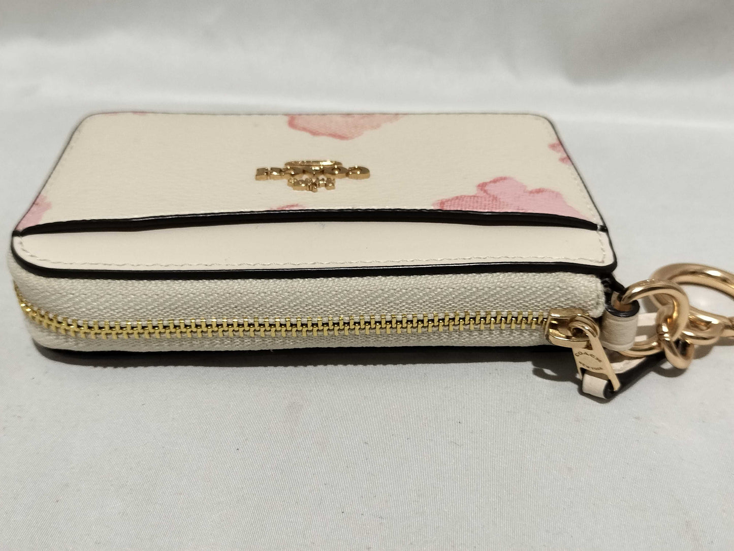 COACH Floral Print Fragment Case Coin Case
