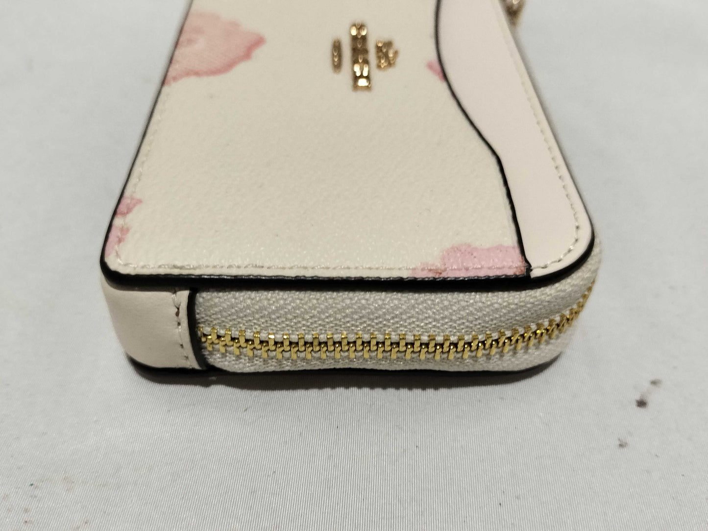 COACH Floral Print Fragment Case Coin Case