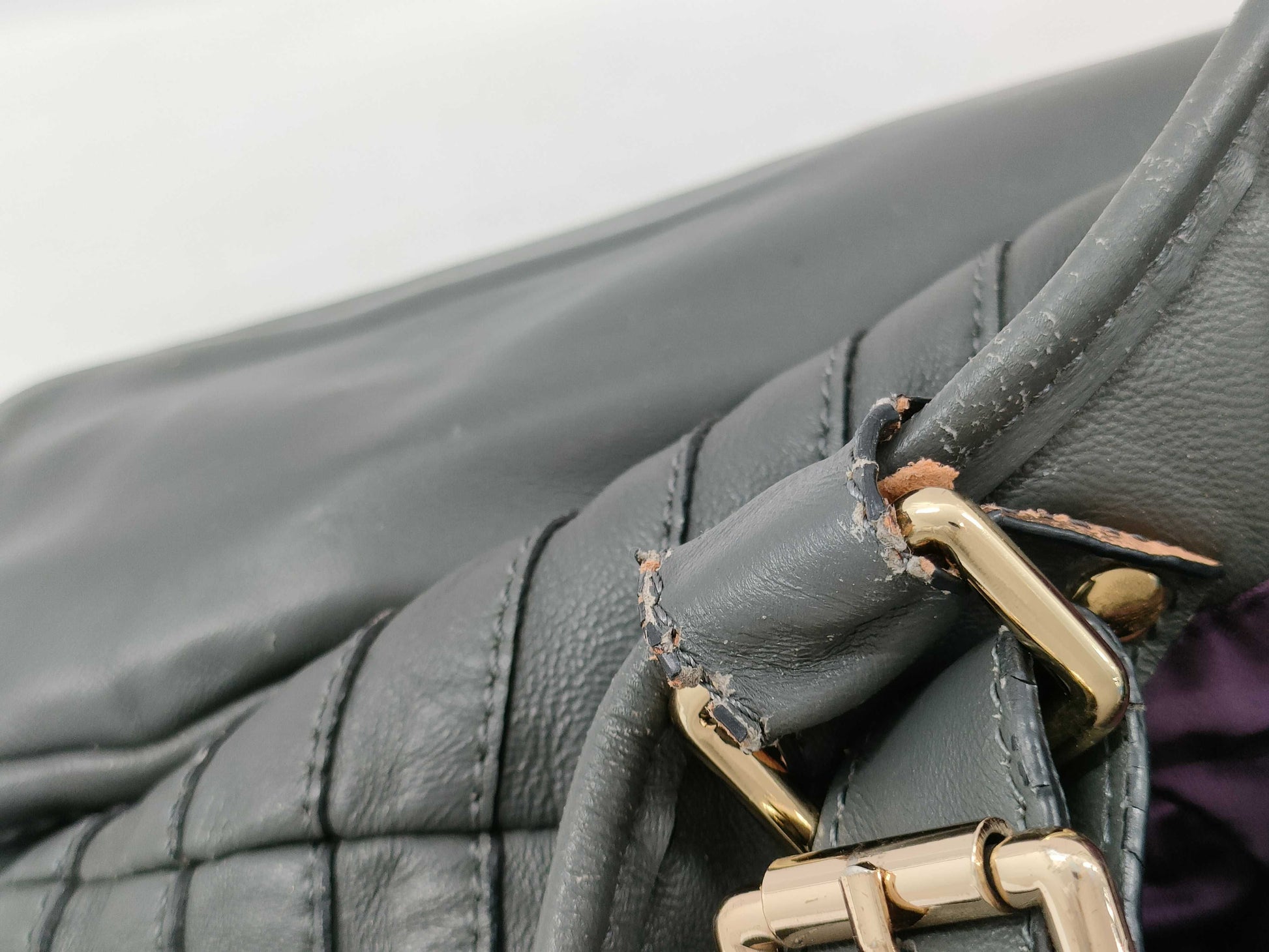 Miu Miu Pleated Shoulder Bag