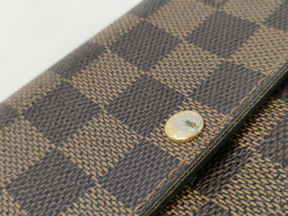 LOUIS VUITTON Damier Portefeuille Sarah Wallet