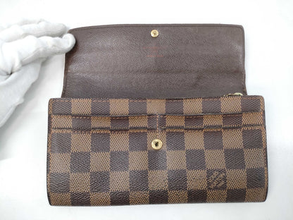 LOUIS VUITTON Damier Portefeuille Sarah Wallet