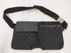 GUCCI GG Canvas Waist Bag Black Shoulder Bag