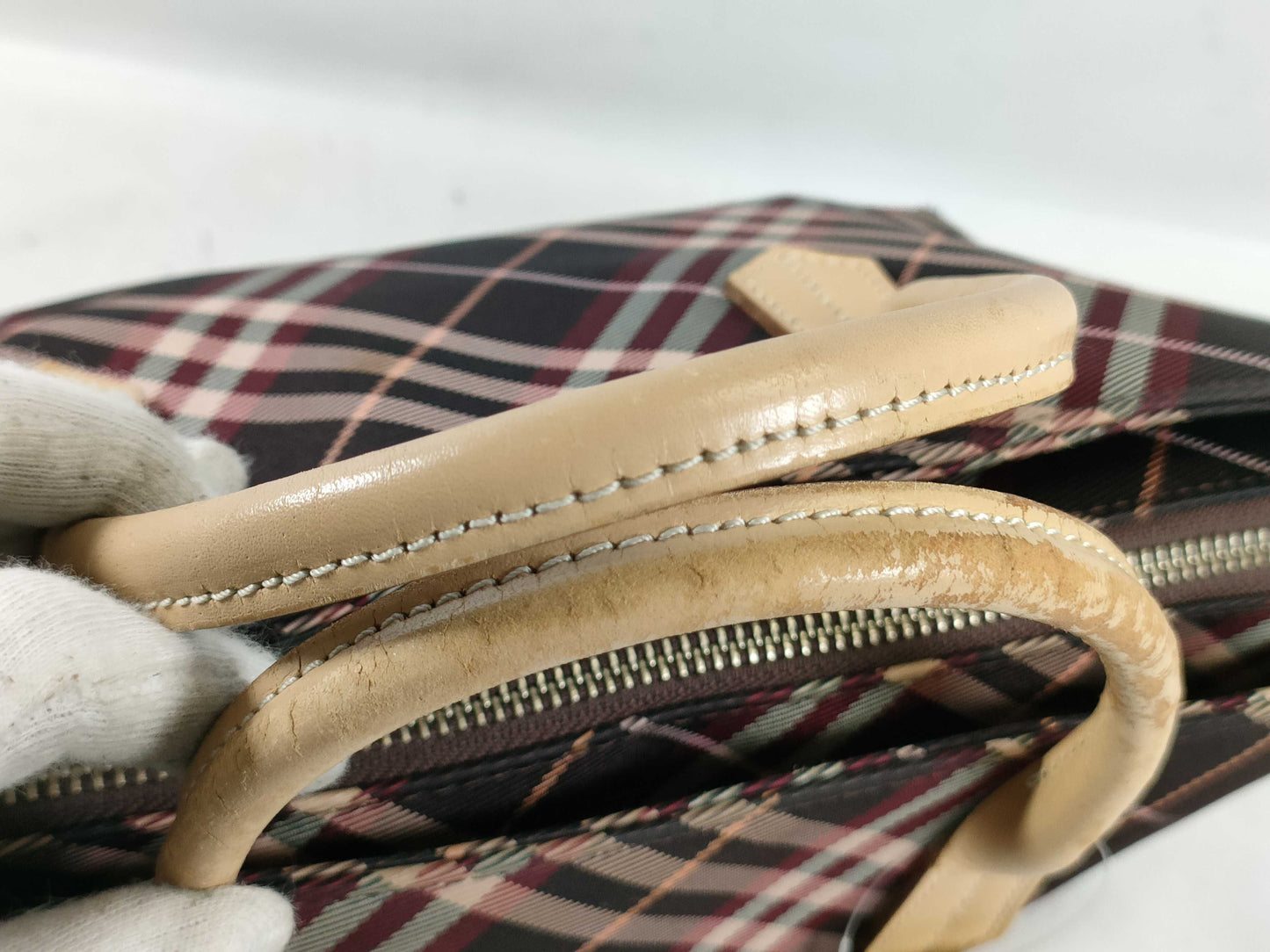 BURBERRY Blue Label Nova Check Hand Bag