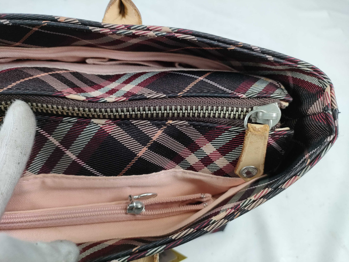 BURBERRY Blue Label Nova Check Hand Bag