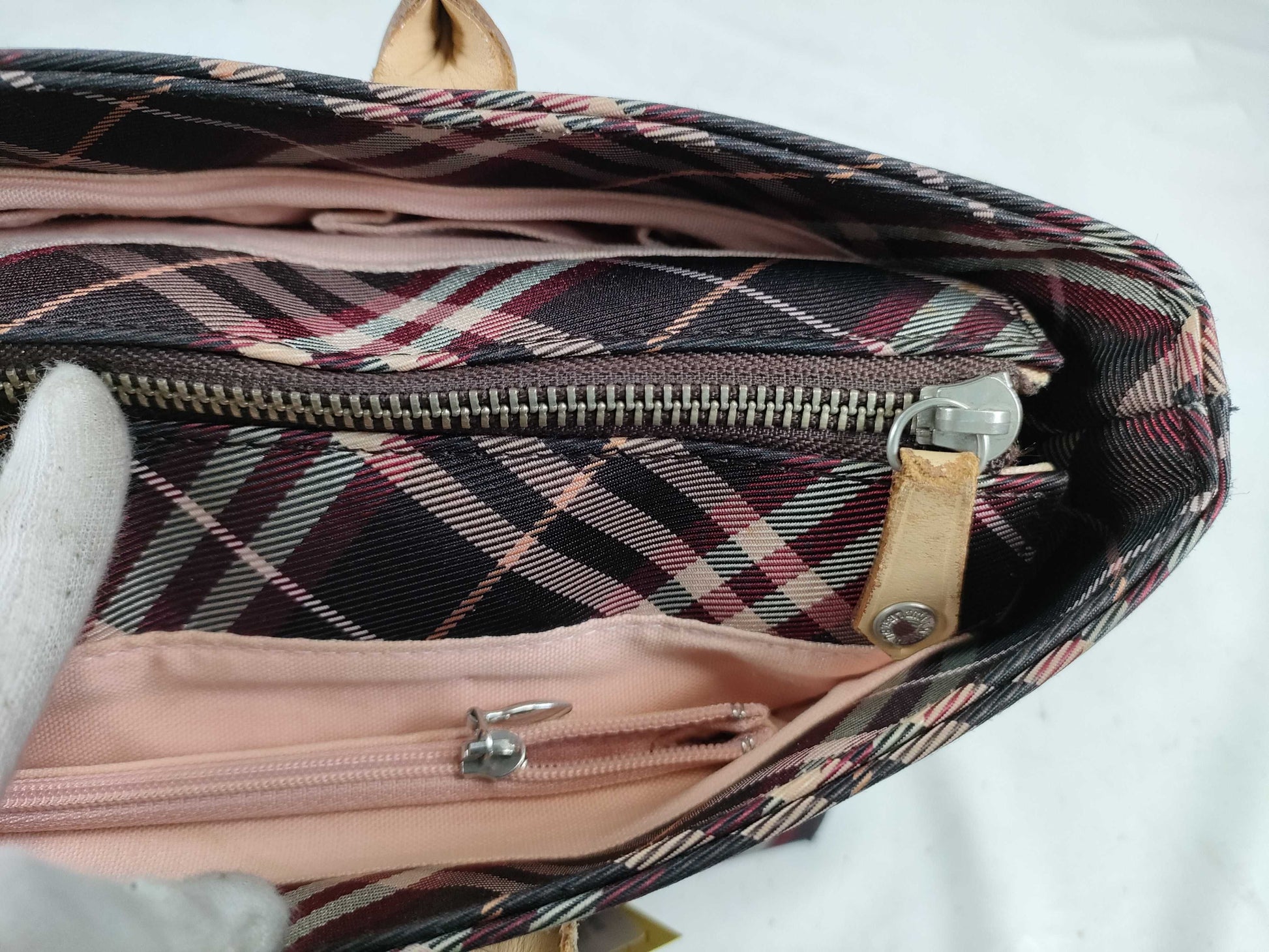 BURBERRY Blue Label Nova Check Hand Bag