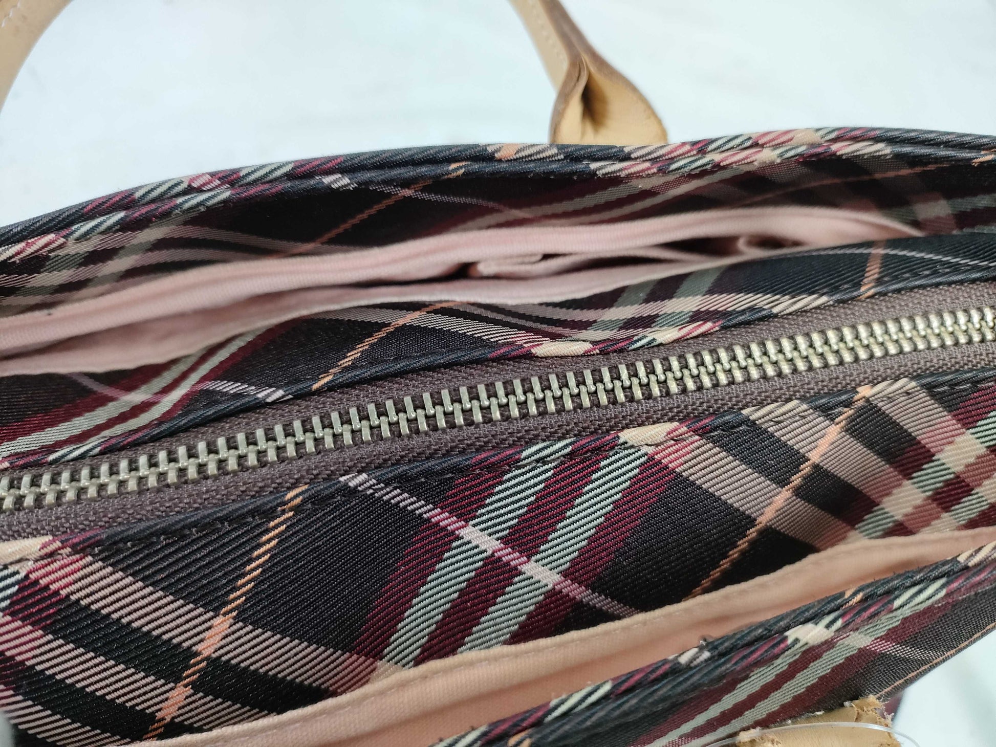 BURBERRY Blue Label Nova Check Hand Bag