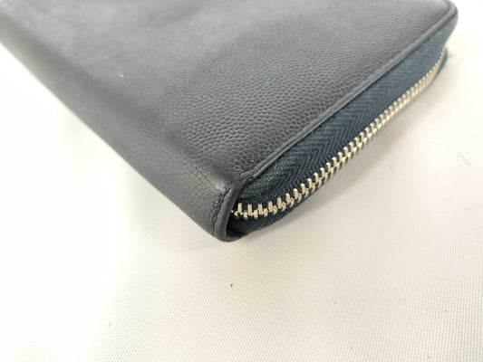 Yves Saint Laurent Round Zip Long Wallet