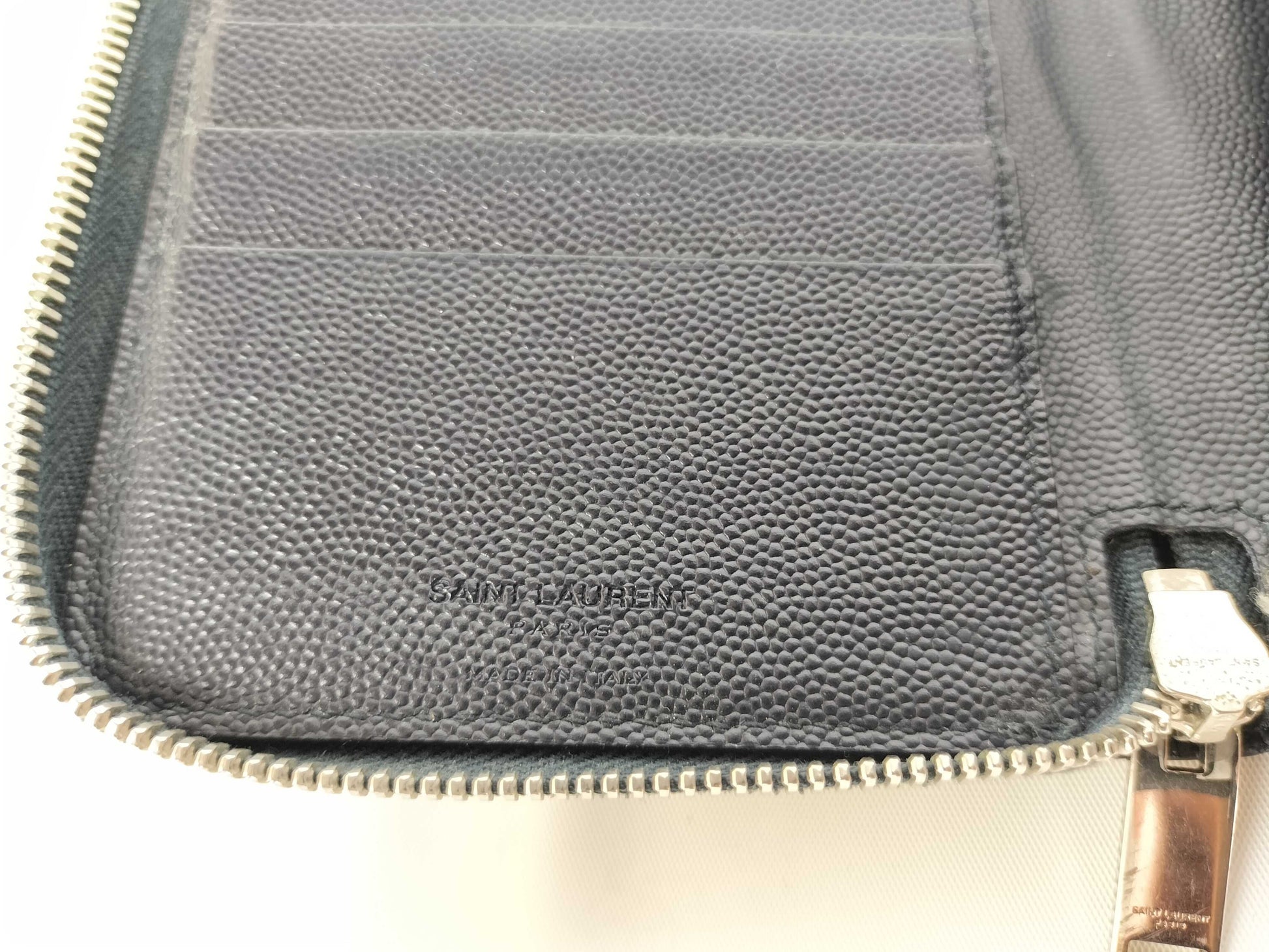 Yves Saint Laurent Round Zip Long Wallet