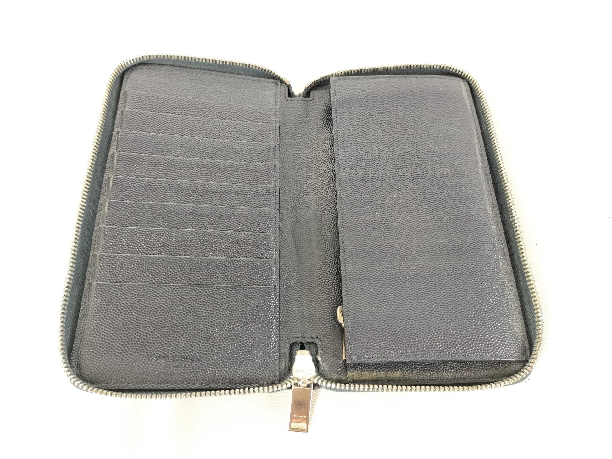 Yves Saint Laurent Round Zip Long Wallet