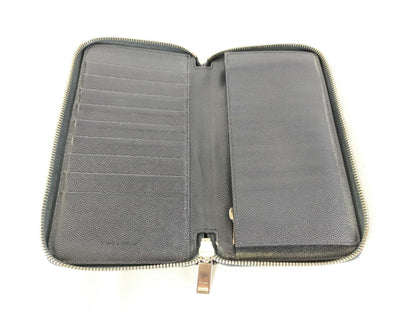 Yves Saint Laurent Round Zip Long Wallet