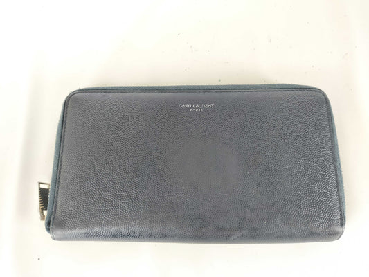 Yves Saint Laurent Round Zip Long Wallet