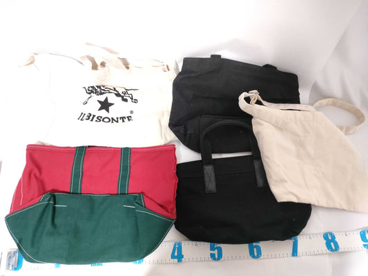 Yves Saint Laurent, LL Bean, Michael Kors, etc., canvas tote bag set 