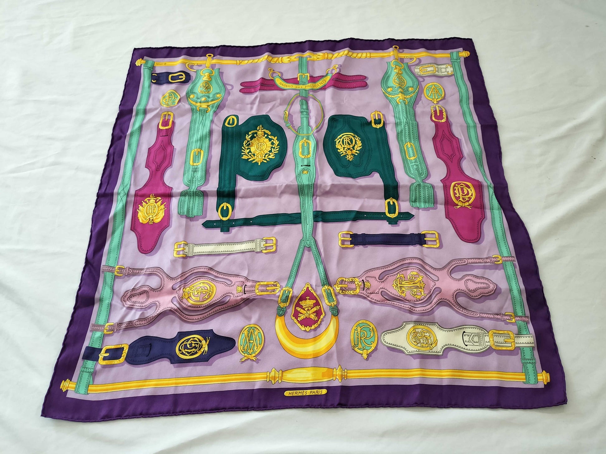 HERMES Carre Twilly 2-piece scarf