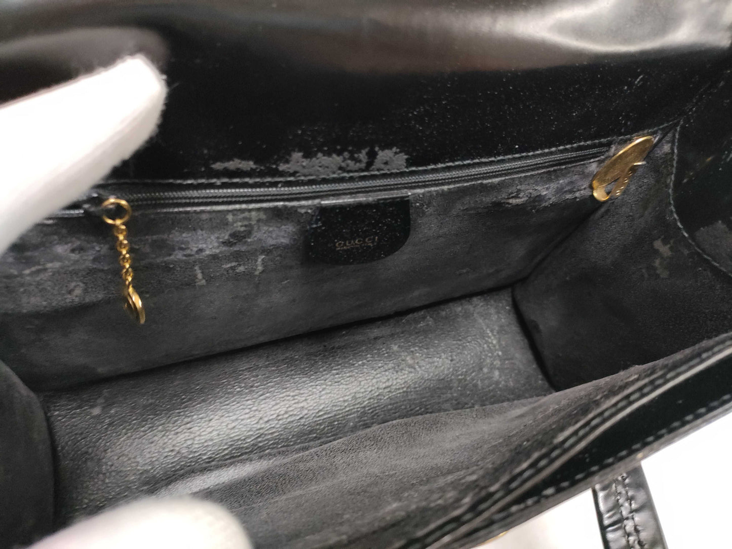 GUCCI Unknown Bamboo Enamel Tote Bag Tote Bag
