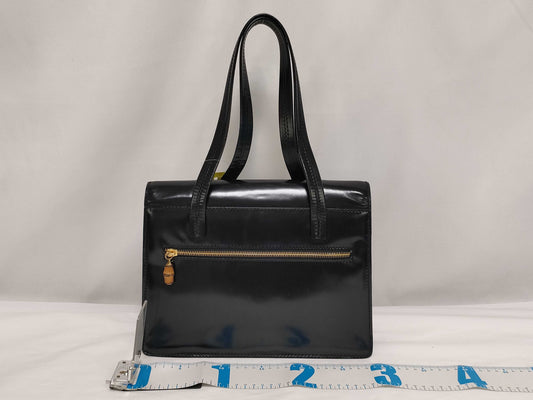 GUCCI Unknown Bamboo Enamel Tote Bag Tote Bag