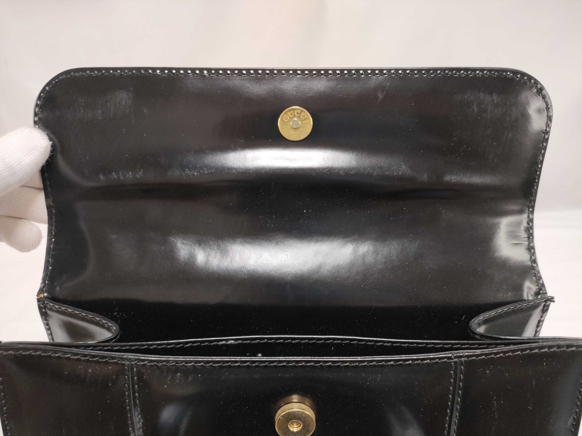 GUCCI Unknown Bamboo Enamel Tote Bag Tote Bag