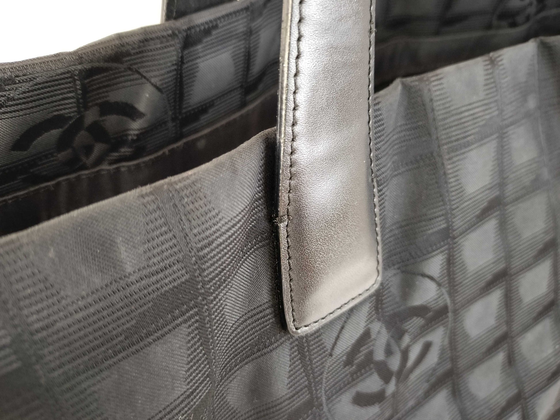 CHANEL New Travel Line Tote Bag with Sticker and Card, 10 Series
